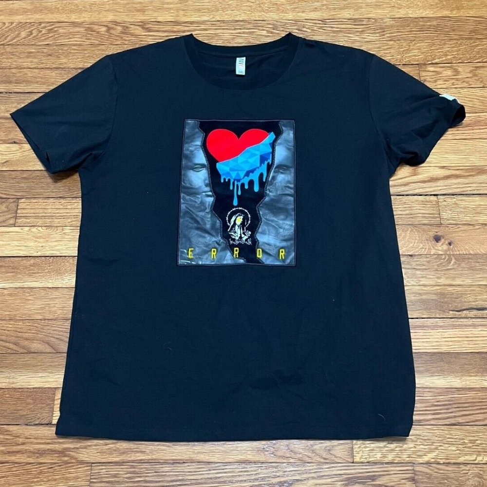 Men's 3XL Fifth Loop Black Error Graphic Logo T Shirt